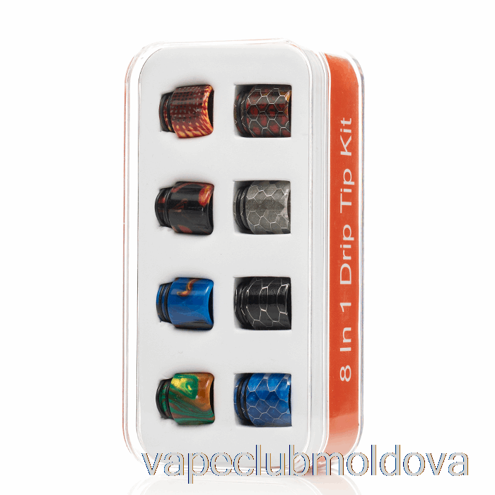 Kit Vape Pod Kit Avct 810 Drip Tip - Pachet De 8 Editia 810